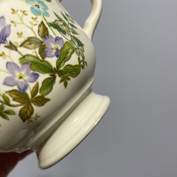 Mikasa Continental Ivory Greenery porcelain tea 4 cups saucers and Sugar bowl - Picture 13 of 13